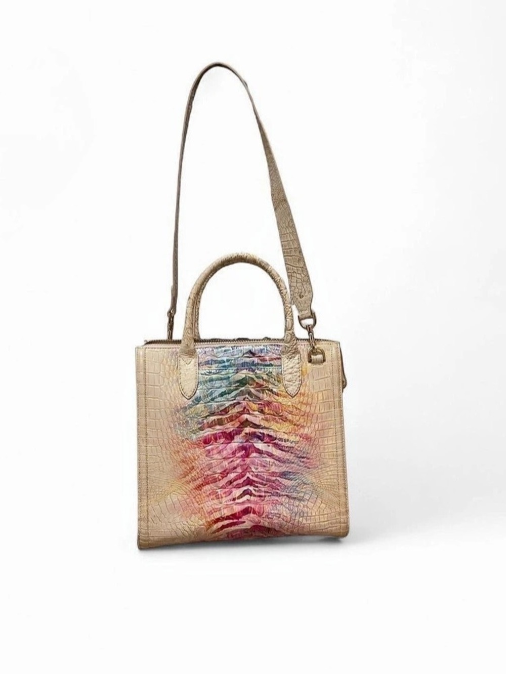 Brahmin Ezra Tote Multicolor Satchel
